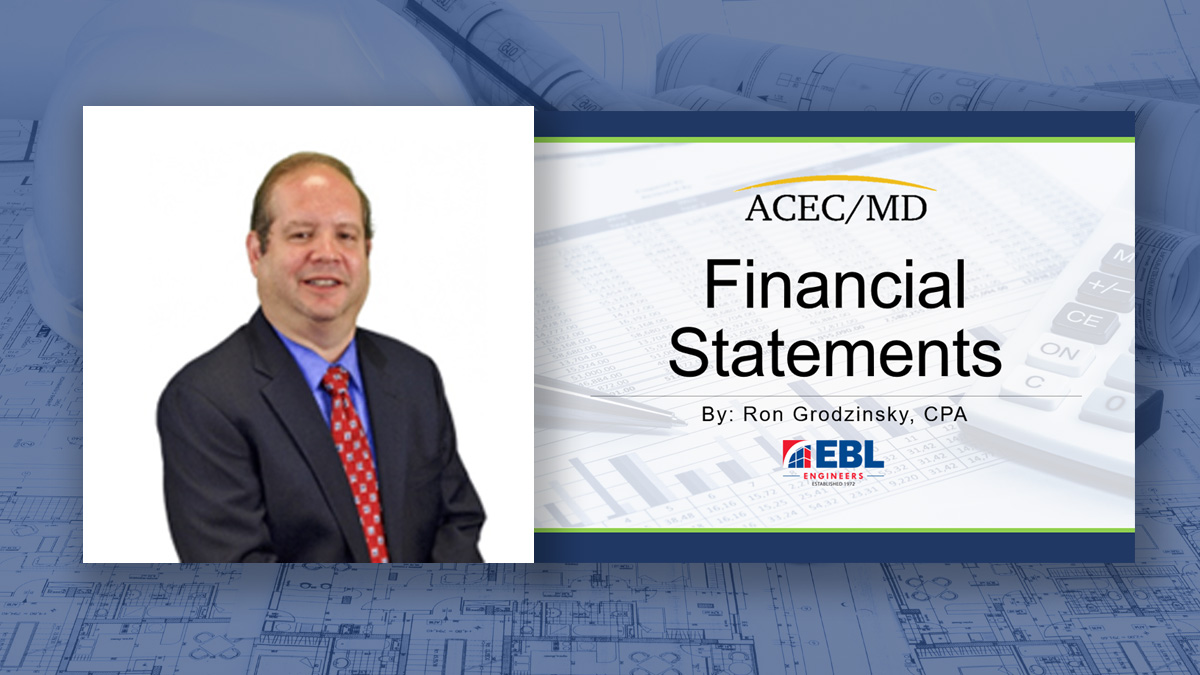 Image of EBL CFO with Title Slide of Presentation